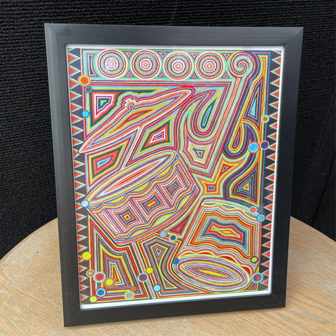 Trippy Guitars Art Print
