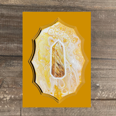 Golden Healer Crystal Art Prints