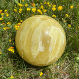 14 pound Lemon Calcite Sphere