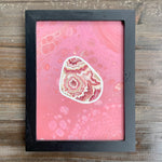 Rhodochrosite Framed Original Painting