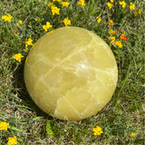 14 pound Lemon Calcite Sphere