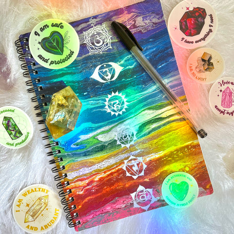 Chakras Spiral Notebook