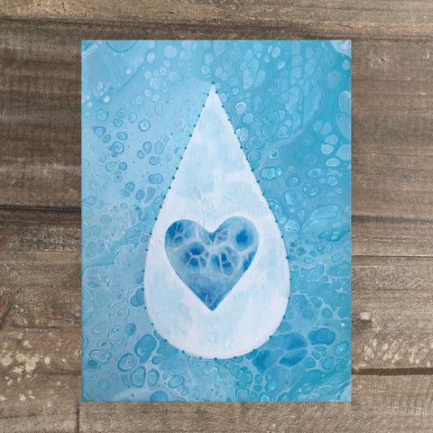 Larimar Crystal Art Prints