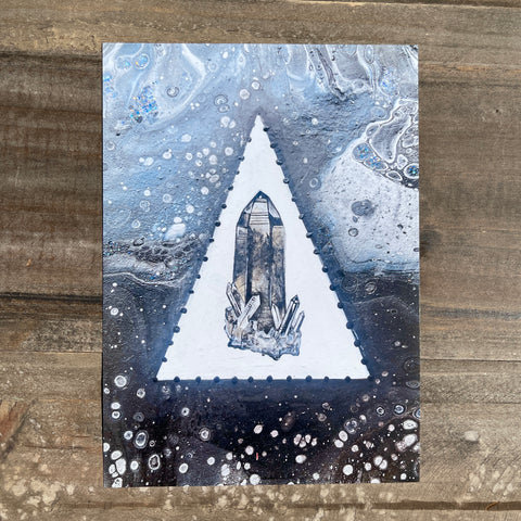 Smoky Quartz Crystal Art Prints