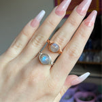 Labradorite Wire Wrapped Ring
