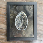 Black Moonstone Framed Original Painting
