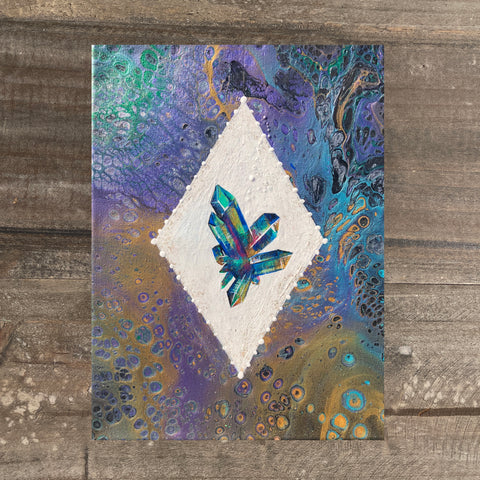 Titanium Aura Quartz Crystal Art Prints