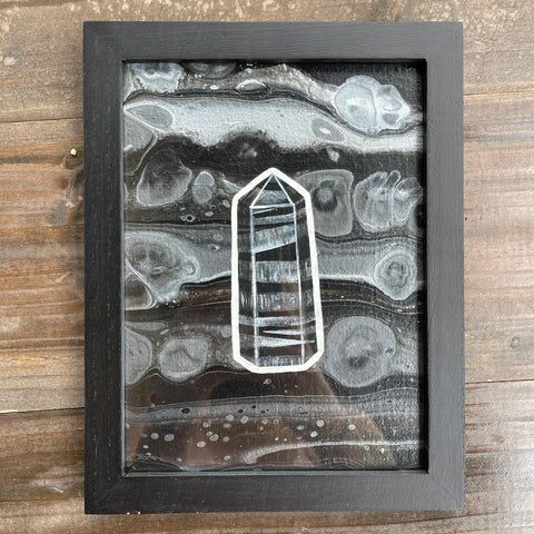 Hypersthene Framed Original Painting
