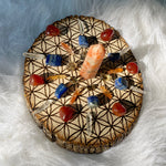 confidence manifestation crystal healing grid sunstone carnelian lapis citrine quartz