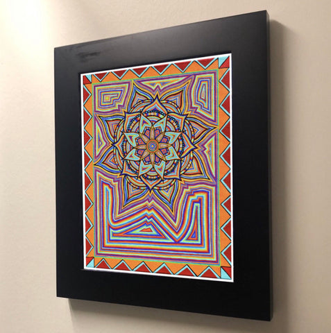 Trippy Mandala Art Print
