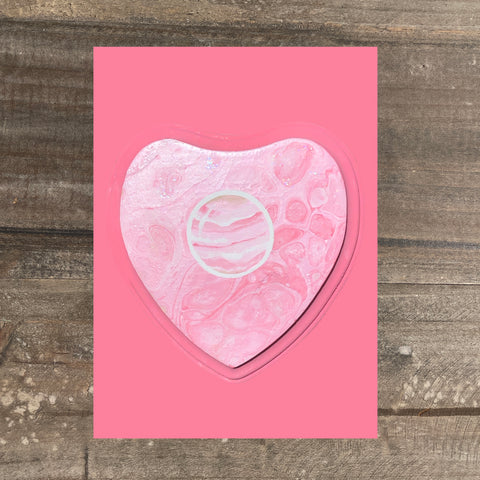 Pink Calcite Crystal Art Prints